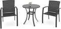 3pc Aluminum Stackable Patio Dining Set