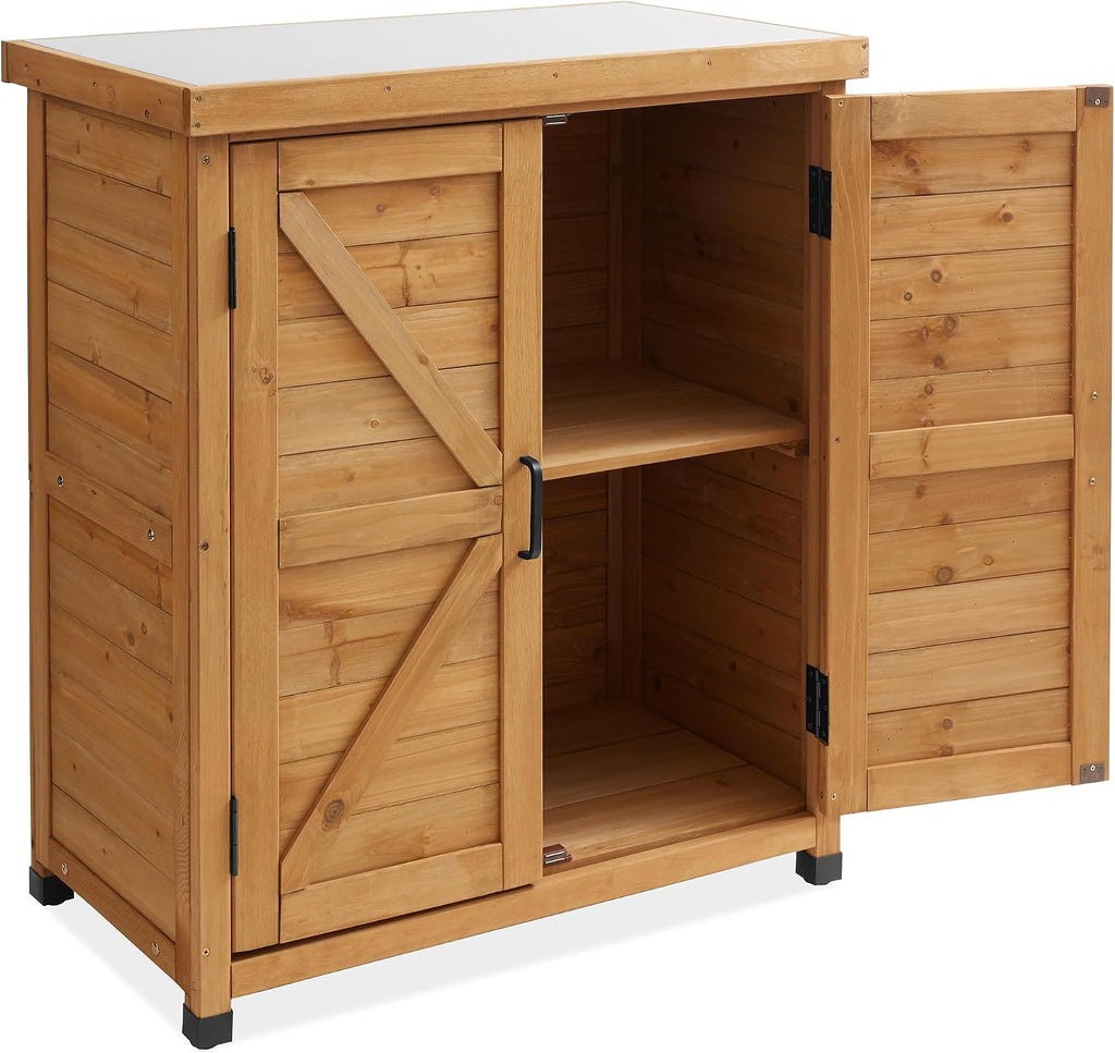 Natural Wooden Garden Potting Bench