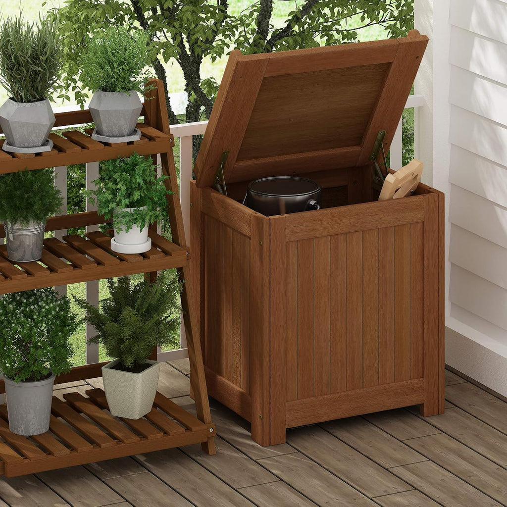 Natural Tioman Hardwood Outdoor Storage Box