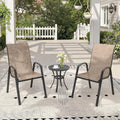 3pc Stackable Small Patio Dining Set