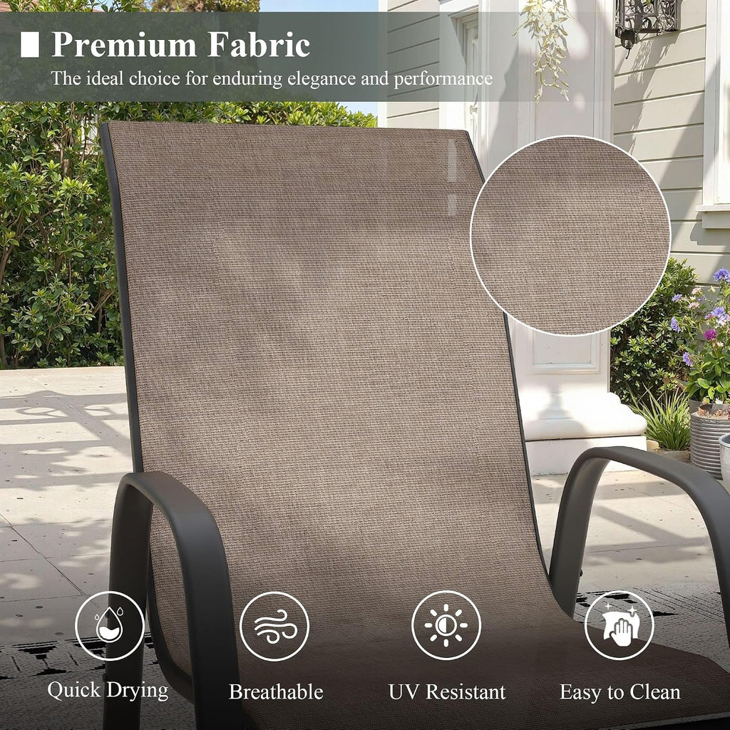 3pc Stackable Small Patio Dining Set